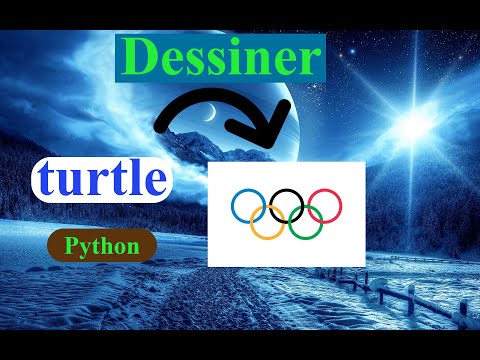 Créer le logo jeu olympique avec Turtle | Python