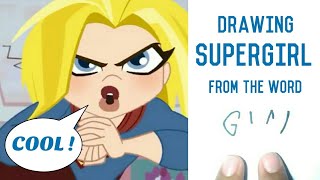 How To Draw Supergirl