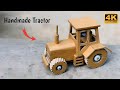 Mini Tractor Making with Cardboard | DIY Craft Idea