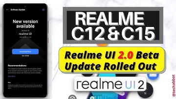 Realme C12 and C15 Realme Ui 2.0 Open Beta new Update Rolled out !!!