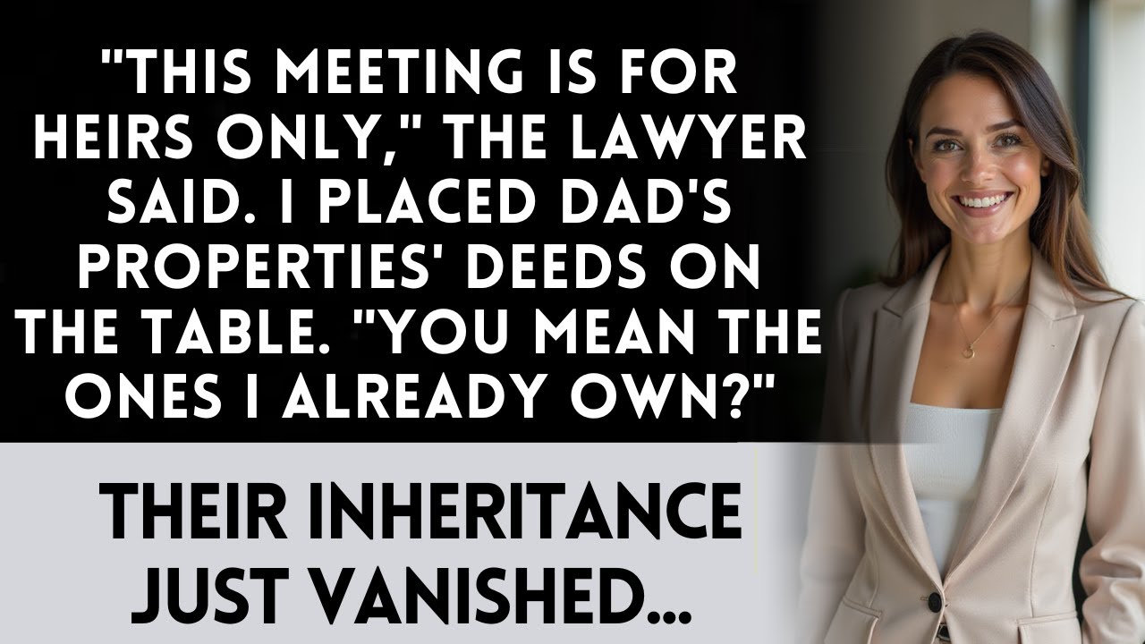 They Left Me Out Of Dad's Will Reading—So I Showed Them The Real Estate Deeds