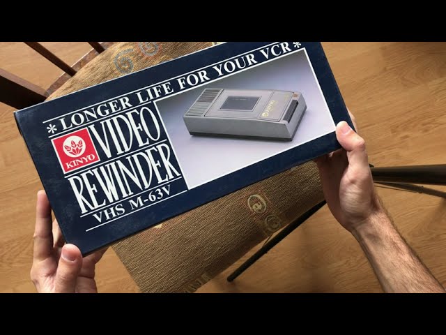 Unboxing & Testing Kinyo Super Slim VHS Video Cassette Rewinder M