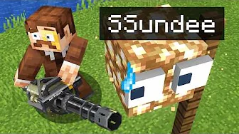 TROLLING My Friends with GUNS in Minecraft