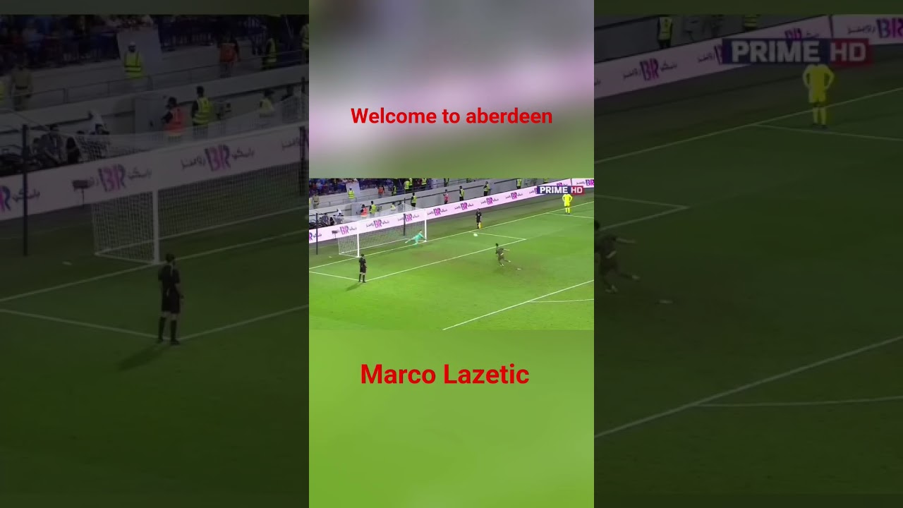 Welcome to Aberdeen Marco Lazetic 