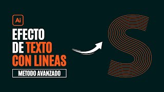 How to create a striped text effect in Illustrator || Blend Line Text Effect – Tutorial