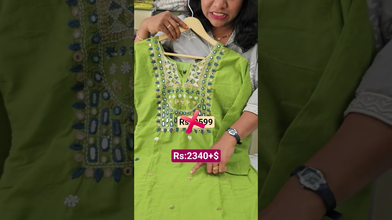 premium 3pc kurti set To book what'sup on 9499111419 