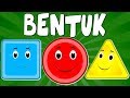 Lagu Bentuk Untuk Kanak-Kanak | Lagu Kanak Kanak Melayu Malaysia | Learn Shapes in Malay for kids