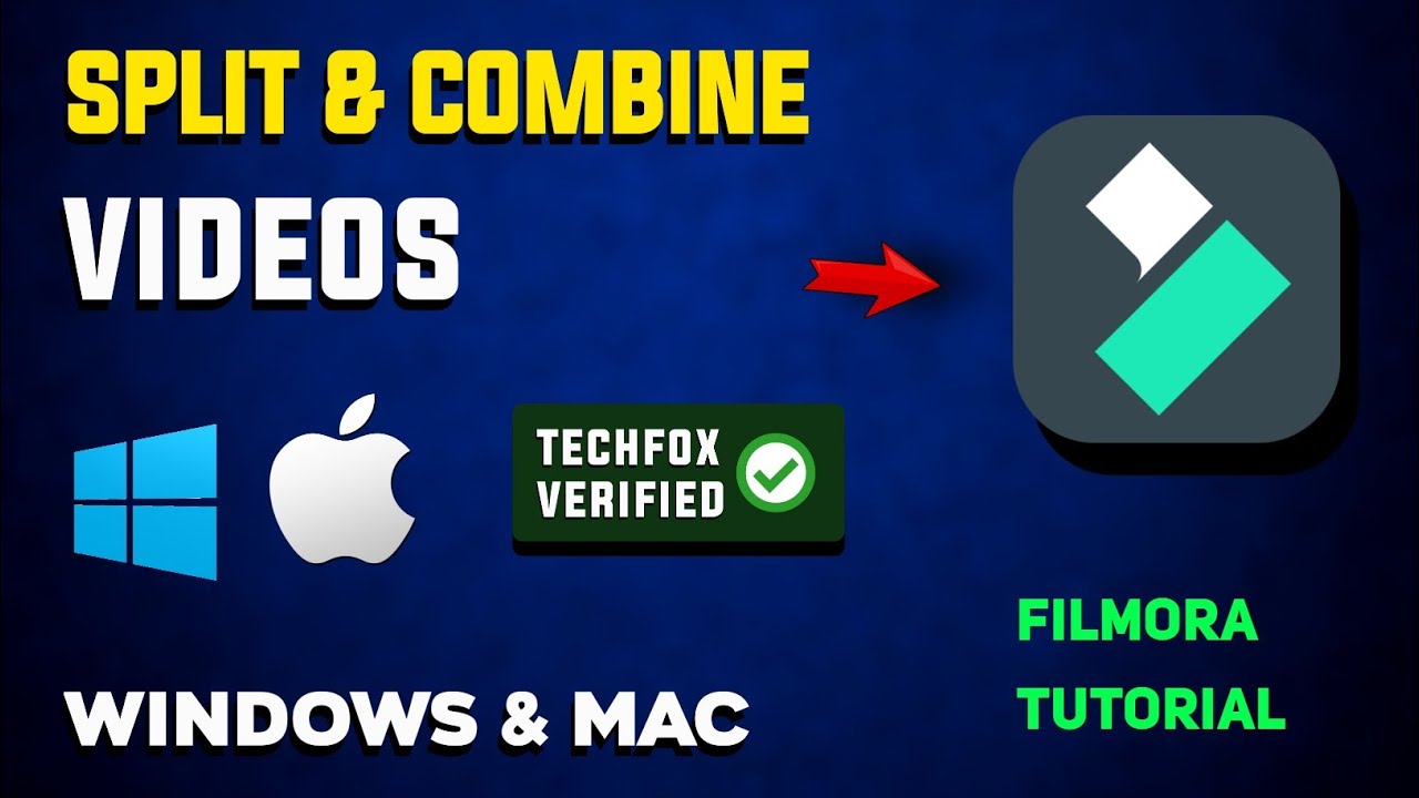 How to split and combine video clips on filmora full guide youtube