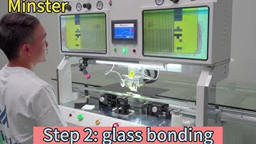 Minster MT-100SH LCD TV COF bonding machine operation video showing you how to use step by step