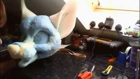 Fursuit Head Tutorial - Time Lapse - Part 1 - Sculpting