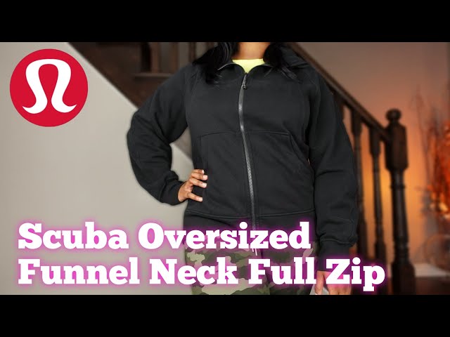 Lululemon Scuba Oversized Funnel Neck Full Zip Review - YouTube