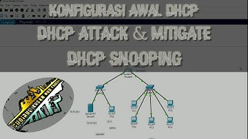 Konfigurasi Awal Untuk Mengatasi DHCP Rogue & Mitigate DHCP Snooping