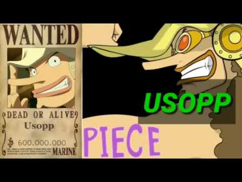 One piece- Straw Hat bounties in the end of One piece.-Chapter 904+(Prediction)