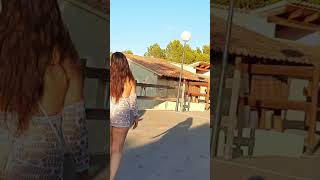 White Mesh Mini Dress