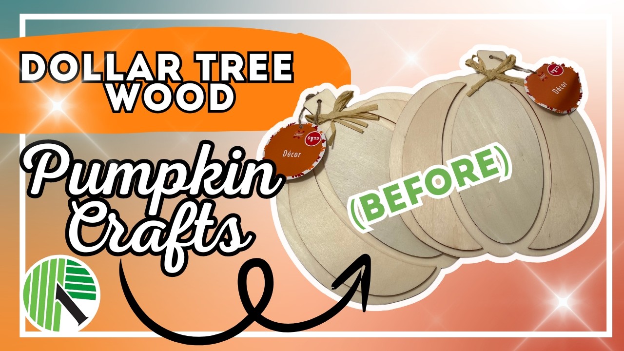 Everyone Will Be Buying Dollar Tree Wood Pumpkins for these Adorable ...