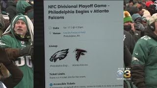 Ticket Vendors Offer Eagles Fans Stark Warning About Scam Artists