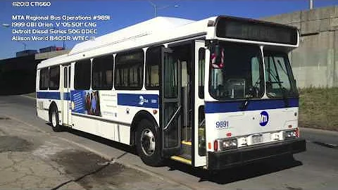 MTA Regional Bus Operations: 1999 OBI Orion V "05.501" CNG #9891 [Audio]