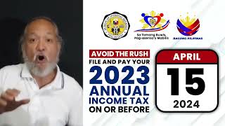 A Message to Taxpayers from Francis Mata (2023 AITR Deadline Reminder)