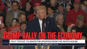TRUMP RALLYS ON THE ECONOMY PLUS FIRE PAM BONDI! 📱