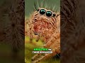 Tiny Spiders, BIG Surprises! Incredible Jumping Spider Facts! #shorts