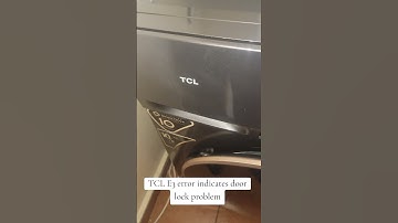 TCL E3 error indicates door lock problem.Call 0790076362 for repair. #subscribe #follow #repair