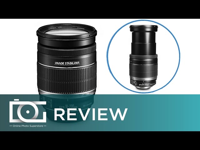 CANON EF-S 18-200mm f/3.5-5.6 IS Lens Standard Zoom Lens for Crop