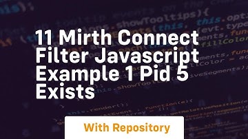 11 mirth connect filter javascript example 1 pid 5 exists