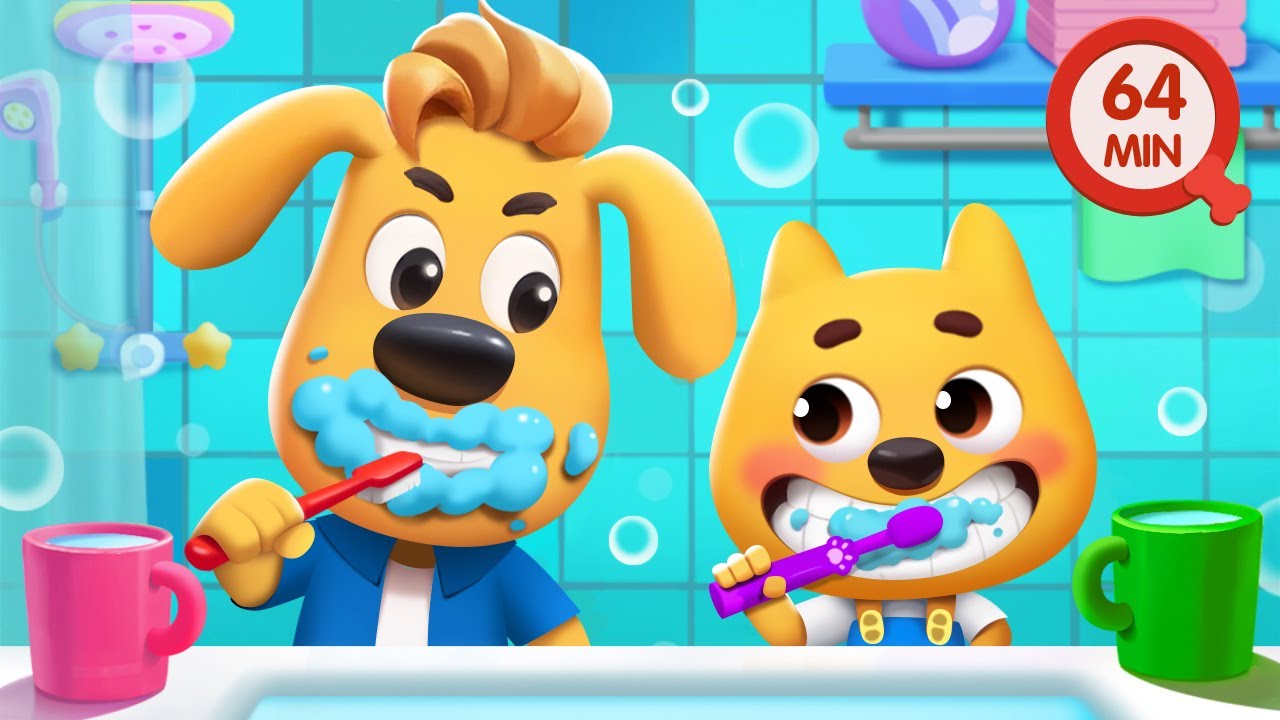 Brush Your Teeth | Good Habits | Safety Rules for Kids | Sheriff Labrador