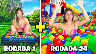 A CADA RODADA A PISCINA DE BOLINHAS CRESCE!!!