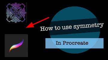 HOW TO USE SYMMETRY IN PROCREATE (EASY)