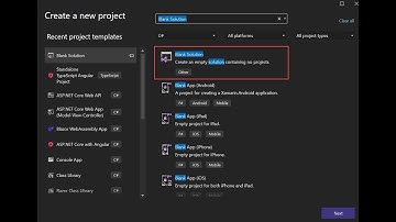 Blank Solution is missing in Visual Studio 2022 | Fixed