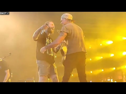 Chad Smith Surprises Post Malone! Beautiful Moment!!! (Sydney, Australia) (February 04, 2023)