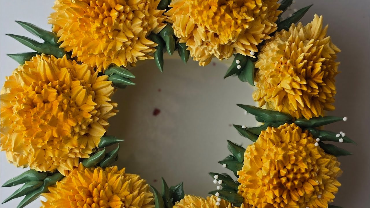 Зефирный венок с одуванчиками. Разверни👇