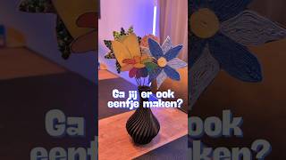 Knutsel je eigen boeketje bloemen #knutselen #creatief #bloemen #diy