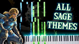 The Legend of Zelda: Tears of the Kingdom - All Sage Themes: Piano Tutorial