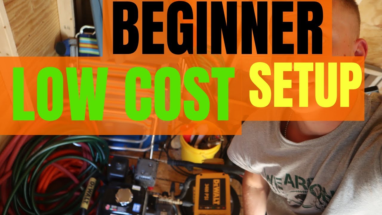 I STARTED A PRESSURE WASHING BUSINESS W/ JUST THIS EQUIPMENT | Beginner Pressure Washing Setup