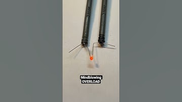 Mindblowing Overload of New Thermistor with too much Voltage #electrician #explosion #overload #led