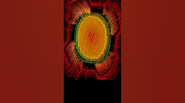 Mars Core P2 - Abstract Animation #Shorts - When the Doom Soundtrack hits Video Feedback