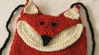 VERY EASY crochet fox backpack / bag / rucksack tutorial