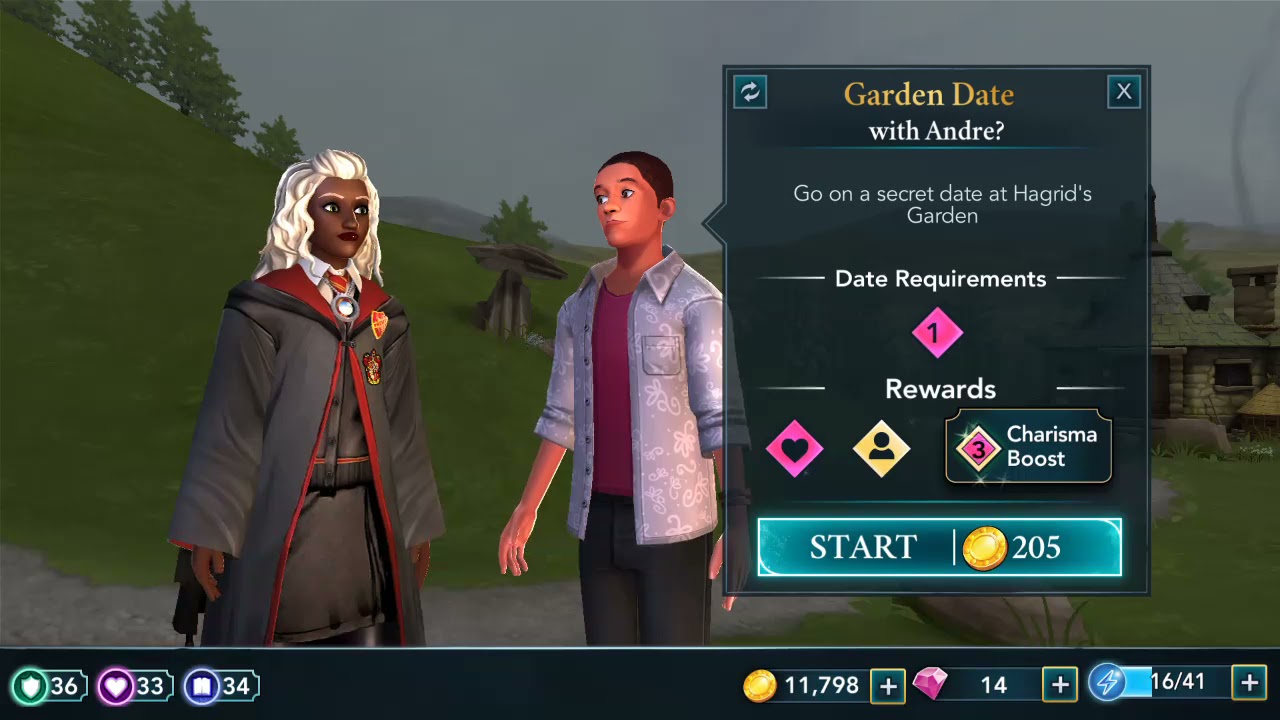 Hogwarts Mystery Garden Date with Andre Egwu YouTube