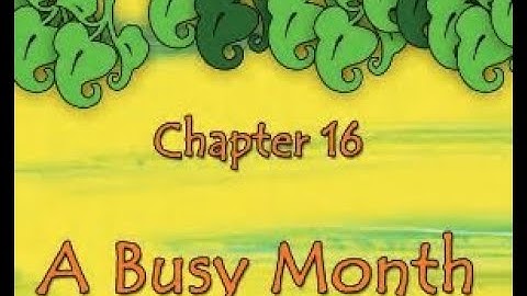 Class 4 - EVS - Lesson no. 16 A Busy Month - Part 2