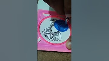 Unbelievable Black Spirograph Pattern That Will Blow Your Mind! 🎨 #Shorts #spirograph #art #usa