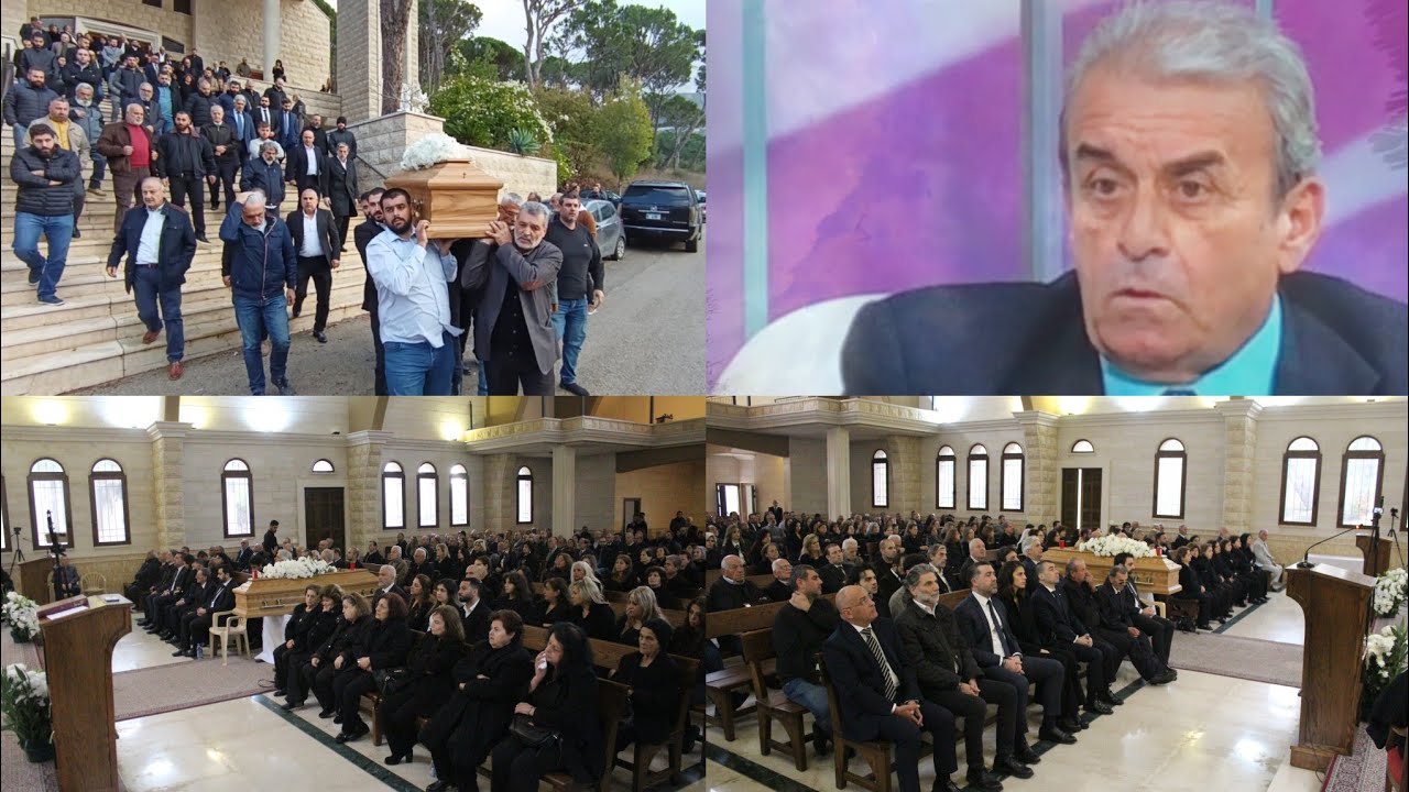 الوداع الأخير المهيب الشاعر الكبير ريمون أنيس أبي سعد رئيس جوقة الجبل سلفايا قضاء عاليه ٢٤/١١/٢٠٢٤