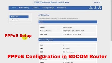 PPPoE Configuration in BDCOM Router #BDCOMRouterPPPoESetup | #BDCOMRouter | Technical Hakim