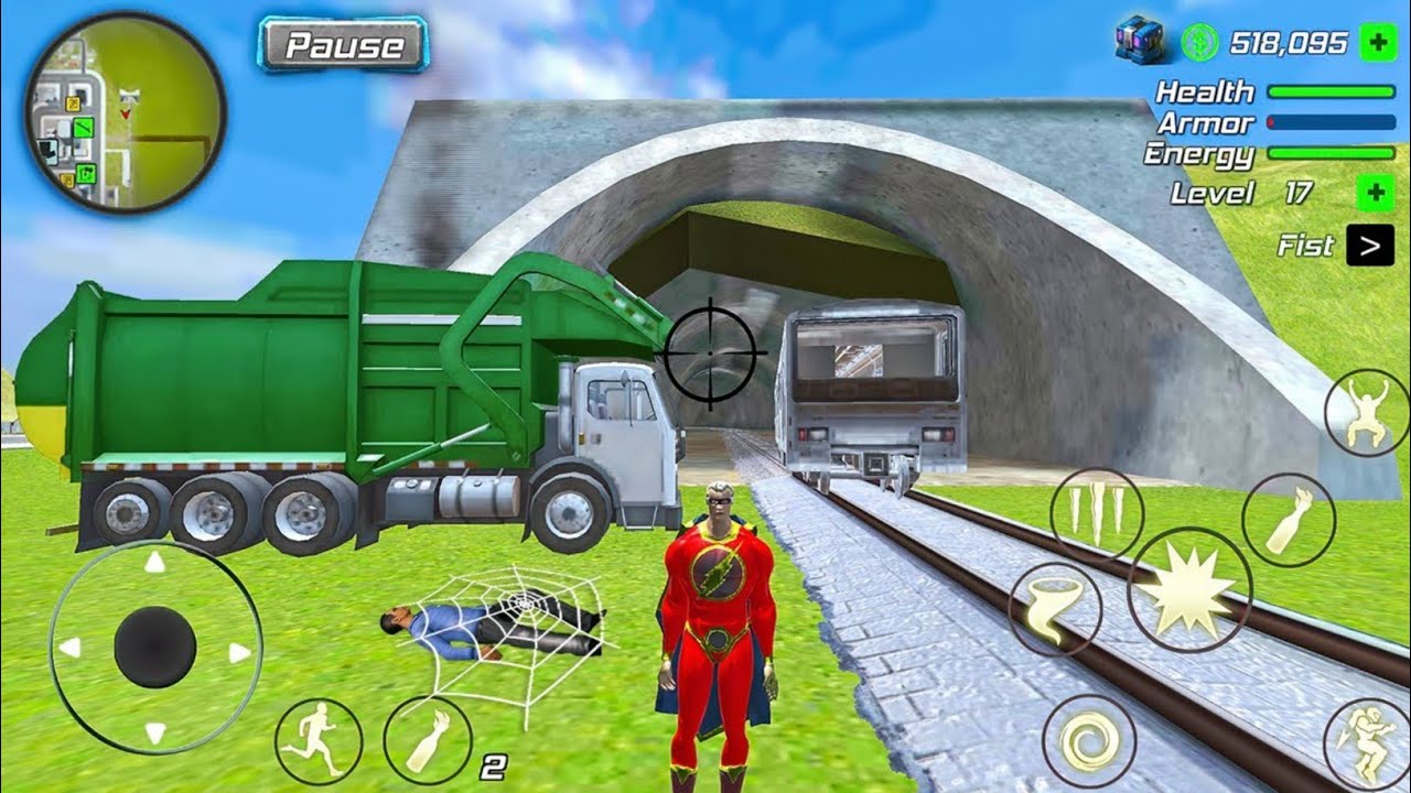 Amazing Power Hero New York Gangster - Android Gameplay