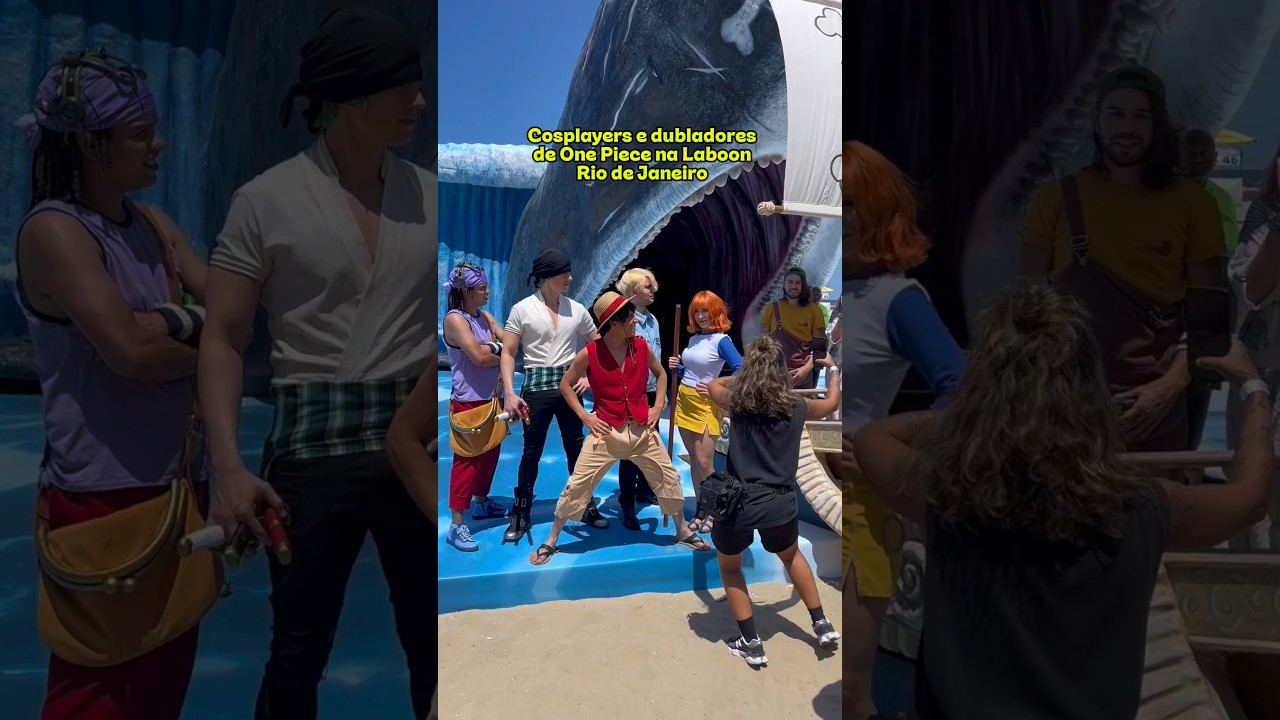 Cosplayers e Dubladores de One Piece Laboon Rio de Janeiro - One Piece Netflix