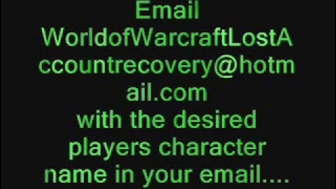 Hacking WoW accounts the easy way....