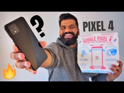 Google Pixel 4 Unboxing & First Look | RADAR + Crazy Camera | Pizza Edition???