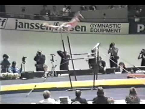 1st TO ROM Daniela Silivas UB 1987 World Gymnastics Championships 10 00 