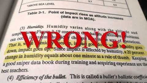 Long Range 101 Part 29 - Humidity Corrections - Rex Reviews